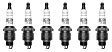 SET-ACR43S-6 Spark Plug, Set of 6, Professional Conventional Series