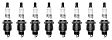SET-ACR43S-8 Spark Plug, Set of 8, Professional Conventional Series