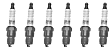 SET-ACR43TS-6 Spark Plug, Set of 6, Professional Conventional Series