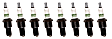 SET-ACR43XL-8 Spark Plug, Set of 8, Professional Conventional Series