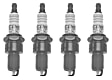 1995 Dodge Colt - Spark Plug, FI, Set of 4, 4 Cyl 1.5L, Professional Conventional Series