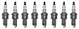 1968 Cadillac DeVille - Spark Plug, Set of 8, 8 Cyl 7.7L, Professional Conventional Series