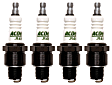 SET-ACR44F-4 Spark Plug, Set of 4, Professional Conventional Series