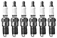 SET-ACR44LTS-6 Spark Plug, Set of 6, Professional Conventional Series