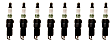 2004 Chevrolet Trailblazer EXT - Spark Plug, FI, Set of 8, 8 Cyl 5.3L, Professional Conventional Series