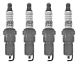 1994 Chevrolet S10 - Spark Plug, Gap .060, Set of 4, 4 Cyl 2.2L, Professional Conventional Series
