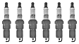 SET-ACR44LTSM6-6 Spark Plug, 3.1L, 6Cyl, Set of 6, Professional Conventional Series