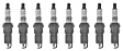 SET-ACR44LTSM6-8 Spark Plug, 8.1L, 8Cyl, Set of 8, Professional Conventional Series