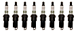 SET-ACR45LTS6-8 Spark Plug, 4.9L, 8Cyl, Set of 8, Professional Conventional Series