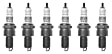 SET-ACR45XLS-6 Spark Plug, Set of 6, Professional Conventional Series