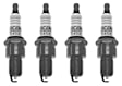 SET-ACR45XLS6-4 Spark Plug, Set of 4, Professional Conventional Series