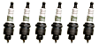 SET-ACR46SZ-6 Spark Plug, Set of 6, Professional Conventional Series