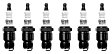SET-ACR83TS-6 Spark Plug, Set of 6, Professional Conventional Series