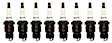 SET-ACR84TS-8 Spark Plug, 5.0L, 8Cyl, Set of 8, Professional Conventional Series