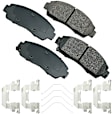 SET-AKACT1089A-B Front and Rear Ceramic Brake Pad Set