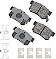 SET-AKACT1089A-B Front and Rear Ceramic Brake Pad Set