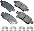 SET-AKACT1089A-D Front and Rear Ceramic Brake Pad Set