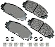 SET-AKACT1184A-D Front and Rear Ceramic Brake Pad Set