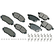 SET-AKACT1210A-E Front and Rear Ceramic Brake Pad Set