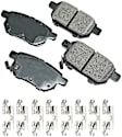 SET-AKACT1210A-E Front and Rear Ceramic Brake Pad Set
