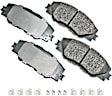 SET-AKACT1211A-E Front and Rear Ceramic Brake Pad Set
