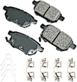 SET-AKACT1211A-E Front and Rear Ceramic Brake Pad Set