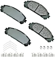 SET-AKACT1324A-B Front and Rear Ceramic Brake Pad Set