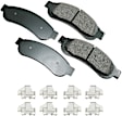 SET-AKACT1333B-B Front and Rear Ceramic Brake Pad Set