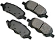 SET-AKACT1401 Front and Rear Ceramic Brake Pad Set