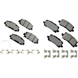 SET-AKACT1697-B Front and Rear Ceramic Brake Pad Set