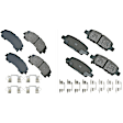 SET-AKACT1736-C Front and Rear Ceramic Brake Pad Set