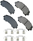 SET-AKACT1736-C Front and Rear Ceramic Brake Pad Set