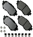 SET-AKACT1759-C Front and Rear Ceramic Brake Pad Set