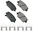SET-AKACT1815A-A Front and Rear Ceramic Brake Pad Set