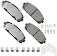 SET-AKACT1843-B Front and Rear Ceramic Brake Pad Set