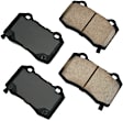 SET-AKACT1843-B Front and Rear Ceramic Brake Pad Set