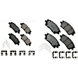 SET-AKACT1847-A Front and Rear Ceramic Brake Pad Set
