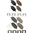 SET-AKACT2019 Front and Rear Ceramic Brake Pad Set