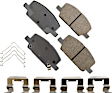 SET-AKACT2019 Front and Rear Ceramic Brake Pad Set