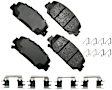 SET-AKACT2036 Front and Rear Ceramic Brake Pad Set