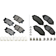 SET-AKACT2076-C Front and Rear Ceramic Brake Pad Set