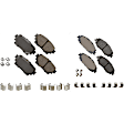 SET-AKACT2176-B Front and Rear Ceramic Brake Pad Set