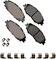SET-AKACT2176-B Front and Rear Ceramic Brake Pad Set