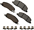 SET-AKACT2230-A Front and Rear Ceramic Brake Pad Set