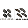 SET-AKACT2230-B Front and Rear Ceramic Brake Pad Set