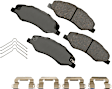 SET-AKACT2304 Front and Rear Ceramic Brake Pad Set