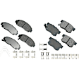 SET-AKACT787A-D Front and Rear Ceramic Brake Pad Set