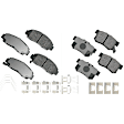 SET-AKACT787A-E Front and Rear Ceramic Brake Pad Set