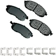 SET-AKACT815A-D Front and Rear Ceramic Brake Pad Set