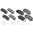 SET-AKACT884A-B Front and Rear Ceramic Brake Pad Set